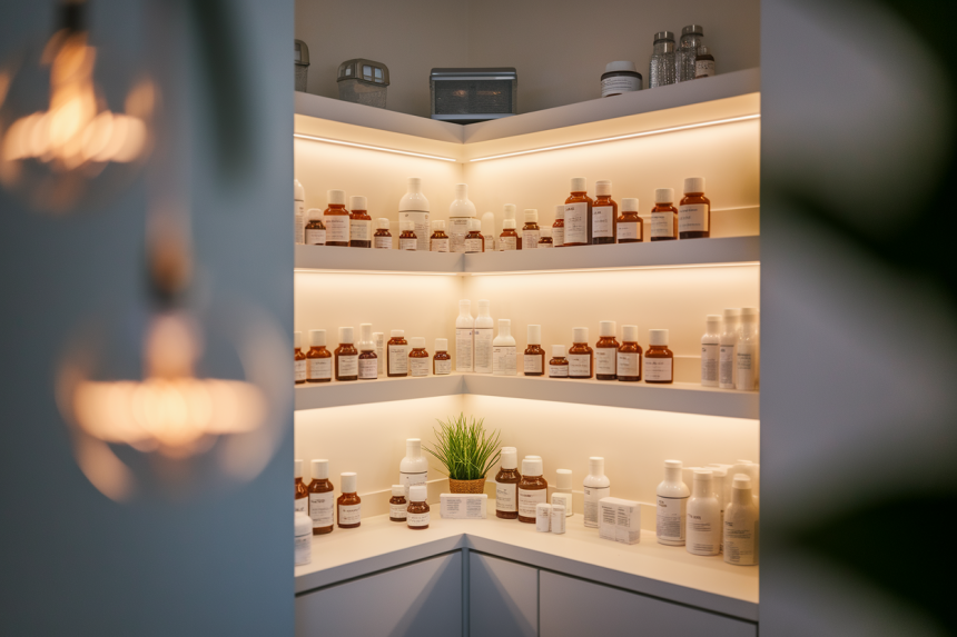 Quelles solutions d'éclairage choisir pour votre coin pharmacie personnel