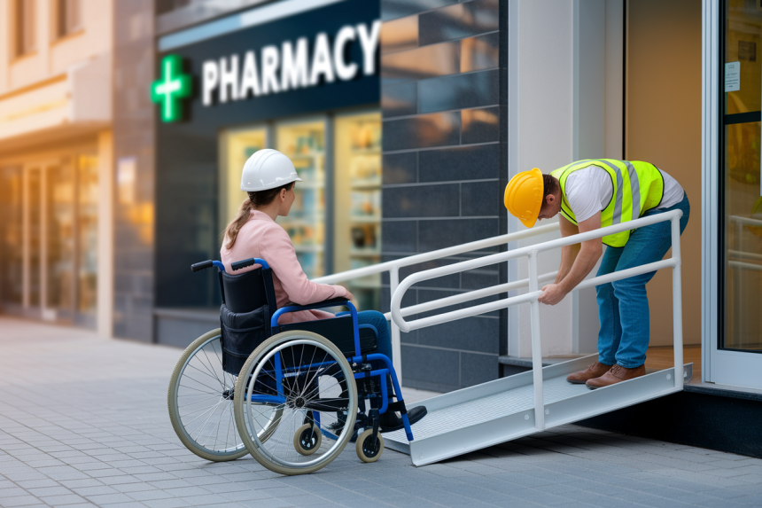 Normes d'accessibilité : enjeux communs pour les pharmacies et artisans du bâtiment