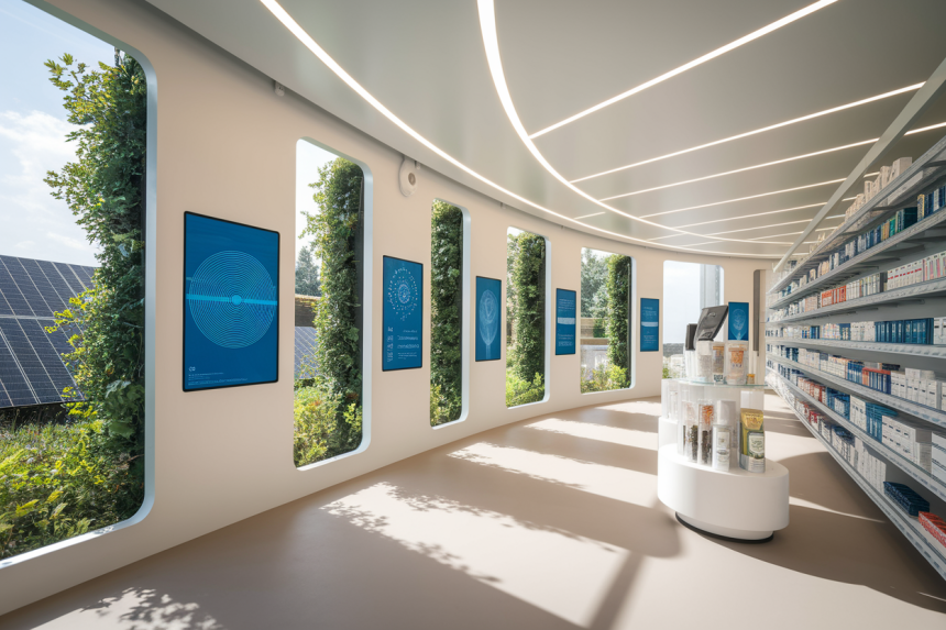 Pharmacie du futur : intégration des technologies durables dans la conception des espaces de santé