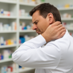 Gestion du stress en pharmacie : impact physique sur les épaules et la nuque